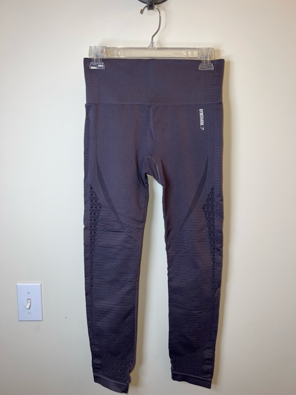 Gymshark Seamless High Rise Leggings‎ Smoky Purple Gray Sculpt No Size Tag